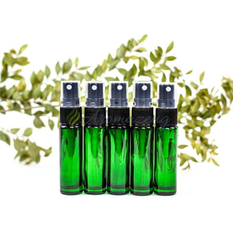 Laden Sie das Bild in Galerie -Viewer, 10 Ml Farbige Roll-On-Flaschen Mit Spray-Aufsatz - Paket Von 5 Spray Flasche
