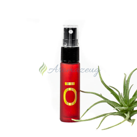 10ml Deluxe Farbige Roll-On-Flasche in Matt mit Spray-Aufsatz & Logo Rot Spray Flaschen