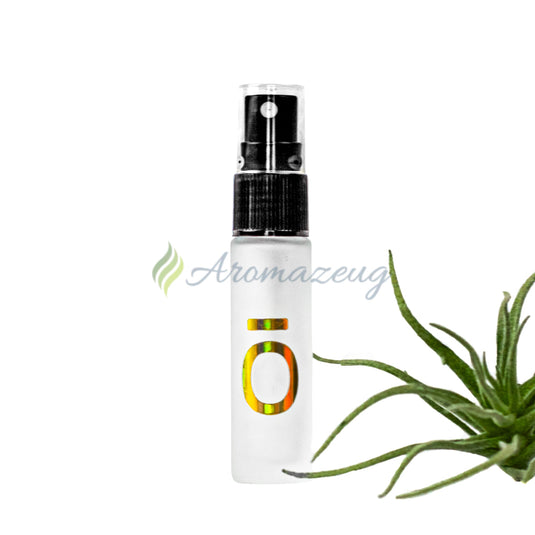 10ml Deluxe Farbige Roll-On-Flasche in Matt mit Spray-Aufsatz & Logo Weiß Spray Flaschen