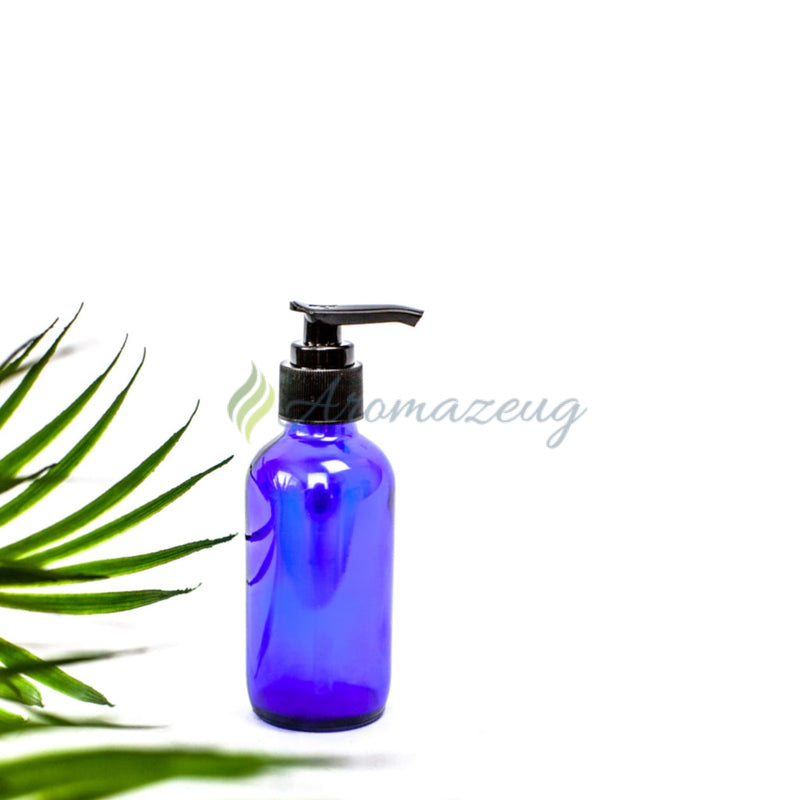 Laden Sie das Bild in Galerie -Viewer, 120 Ml Flasche Mit Pumpenspender Blau Behälter
