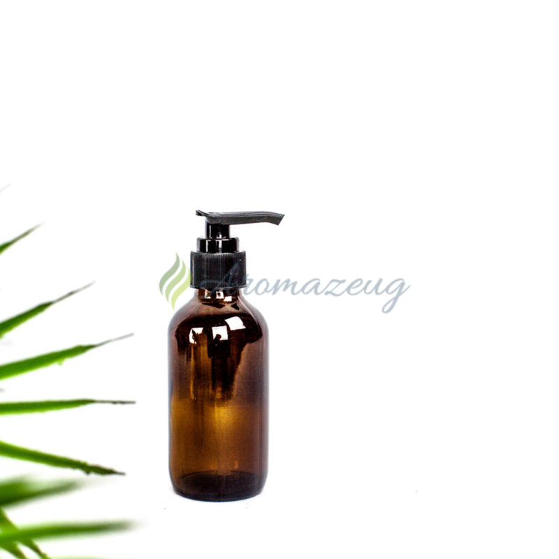 Laden Sie das Bild in Galerie -Viewer, 120 Ml Flasche Mit Pumpenspender Braunglas Behälter
