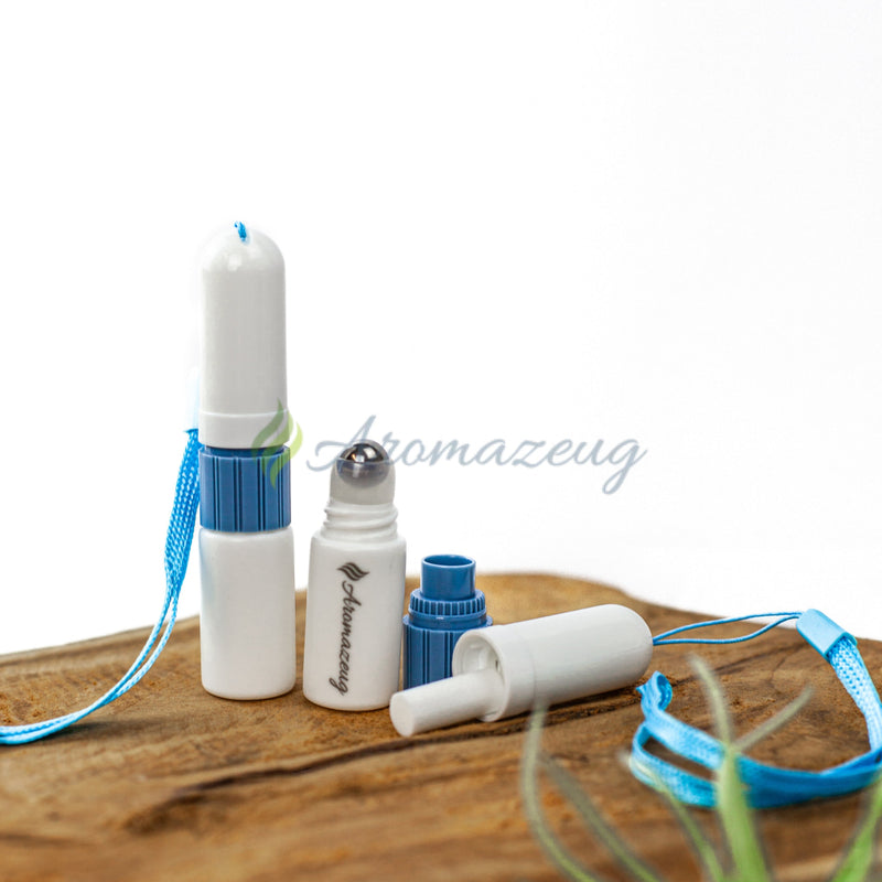 Laden Sie das Bild in Galerie -Viewer, 2-In-1 Rollon-Flasche Mit Inhalierstift Zubehör

