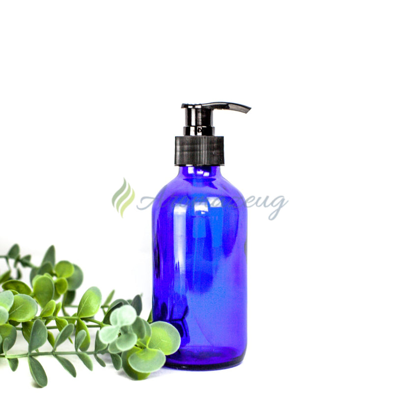 Laden Sie das Bild in Galerie -Viewer, 240 Ml Flasche Mit Pumpenspender Blau Behälter
