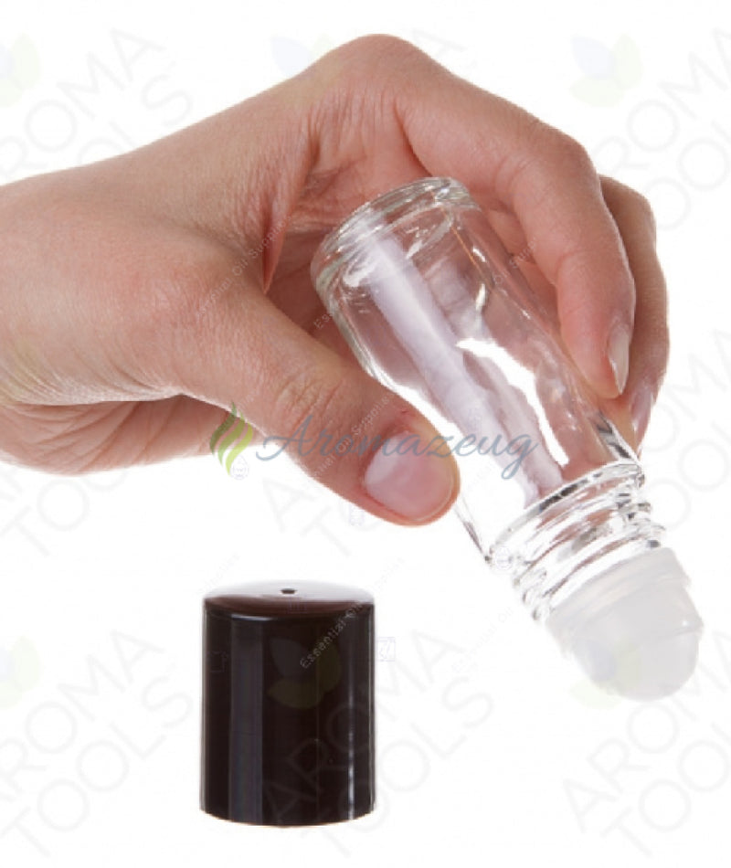 Laden Sie das Bild in Galerie -Viewer, 30 Ml Klare Jumbo Roll-On Flasche Paket Von 2 Glassflaschen
