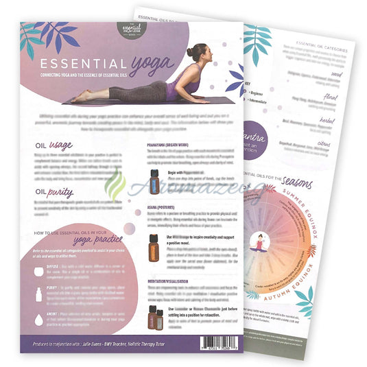 Abreißblock Essential Yoga: Connecting Yoga And The Essence Of Essential Oils Mit 25 Seiten