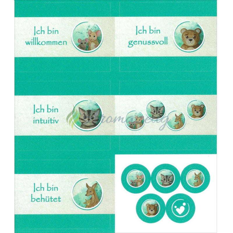 Laden Sie das Bild in Galerie -Viewer, Aufkleber Inklusive 10Ml Roll-On Flaschen Passend Zum Affirmationskartenset Für Kinder (1. Auflage)
