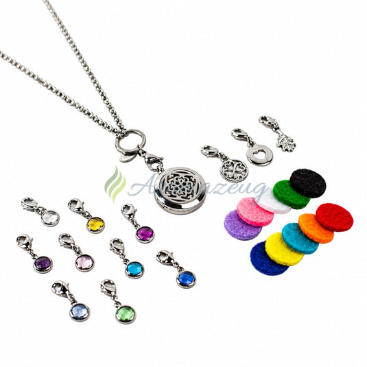 Diffuser Charm-Halskette TILLY mit verschiedenen Anhängern - Schmuck