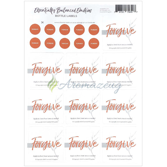 Essentially Balanced Emotions Aufkleber (English) Forgive