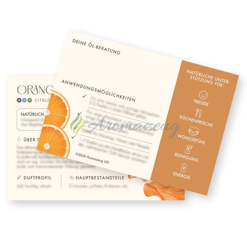 Laden Sie das Bild in Galerie -Viewer, Infokärtchen ORANGE - Paket von 10 - Für Berater
