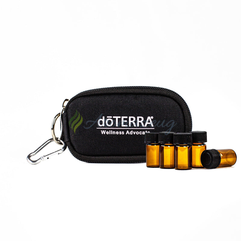 Laden Sie das Bild in Galerie -Viewer, Kombipaket: 2 Ml Probeflaschen (Paket Von 10) &amp; Schlüsselanhänger-Tasche Nylon Für 10 Schwarz Mit
