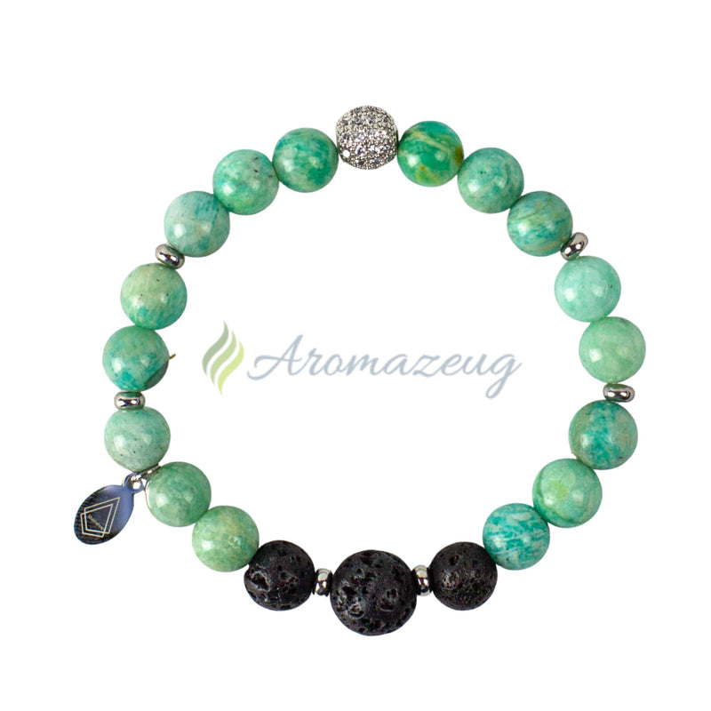 Laden Sie das Bild in Galerie -Viewer, Lavastein Diffuser Armband HASELEY Schmuck
