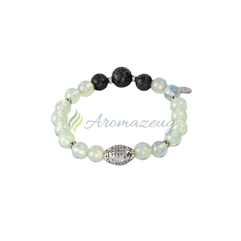 Laden Sie das Bild in Galerie -Viewer, Lavastein Diffuser Armband OPHELIA Schmuck
