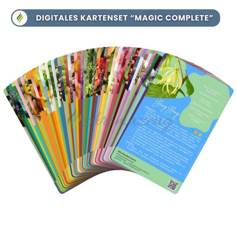 Laden Sie das Bild in Galerie -Viewer, DROPS OF MAGIC - Personalisierte digitale Infokarten zu ätherischen Ölen - Magic Complete Set
