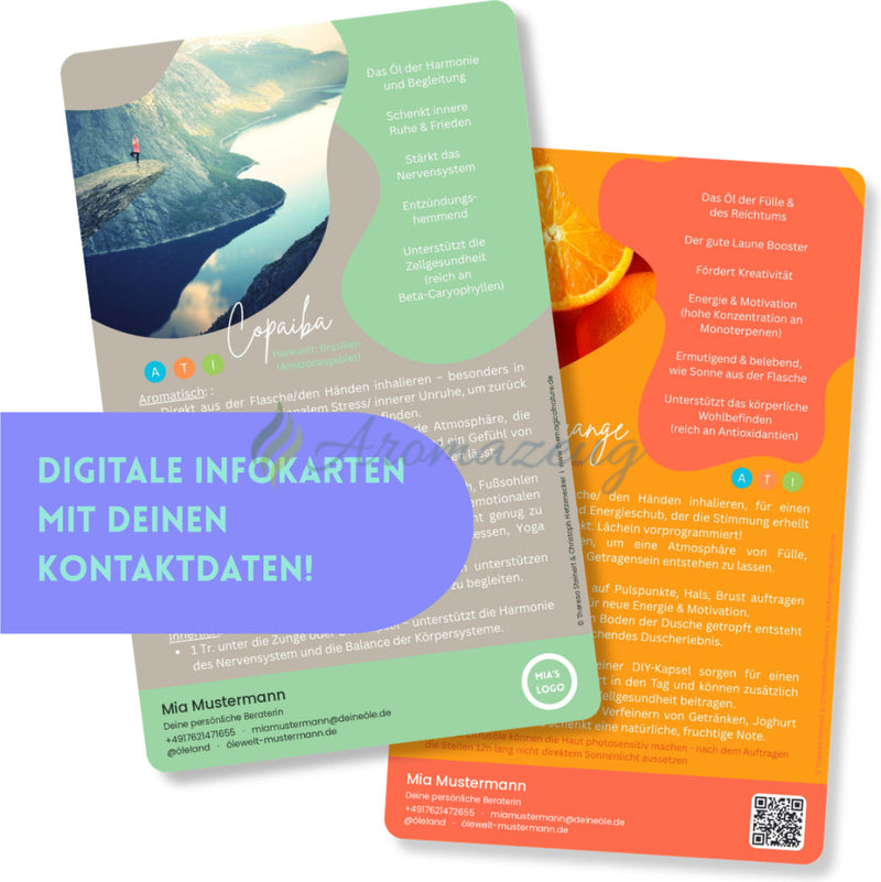 Laden Sie das Bild in Galerie -Viewer, DROPS OF MAGIC - Personalisierte digitale Infokarten zu ätherischen Ölen
