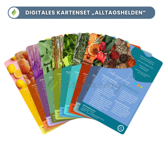 DROPS OF MAGIC - Personalisierte digitale Infokarten zu ätherischen Ölen - Personalisiertes Infokartenset