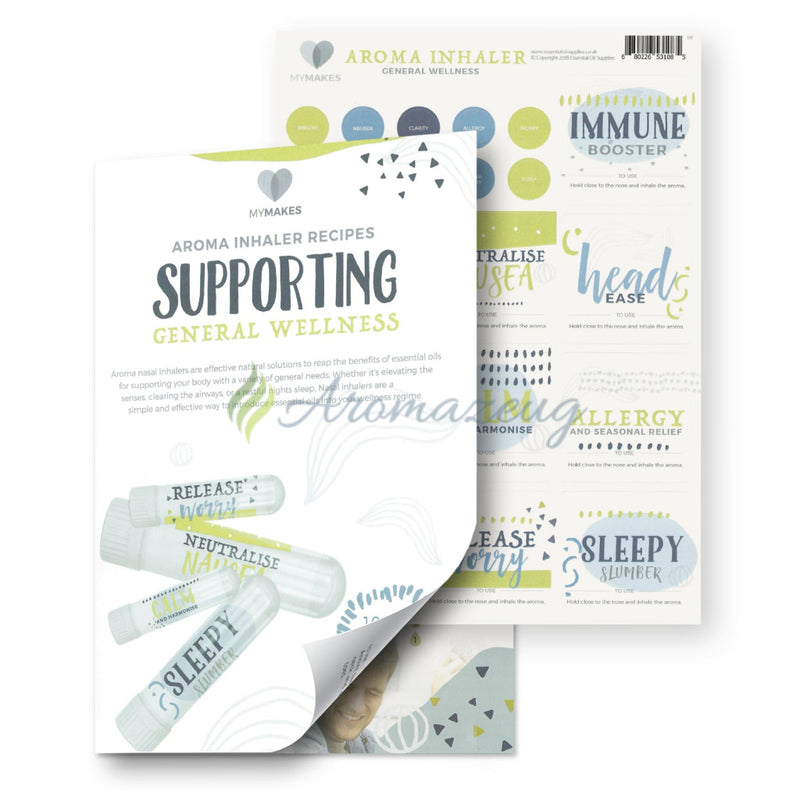 Laden Sie das Bild in Galerie -Viewer, MyMakes: Aroma Inhaler Recipes Supporting General Wellness (English) - Hefte
