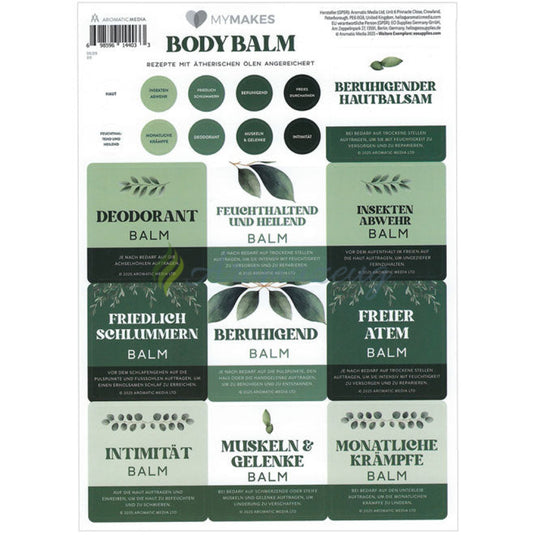 MyMakes Aufkleber: Body Balm Aufkleber