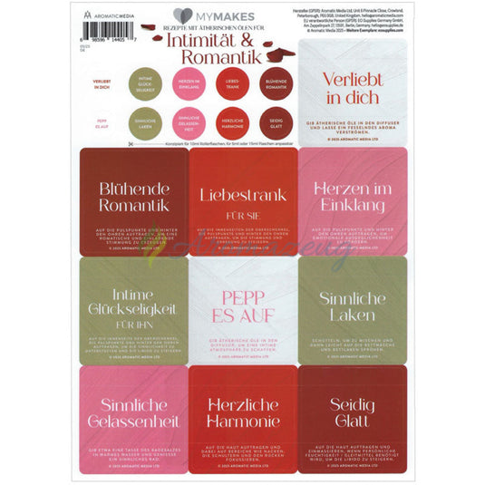 MyMakes Aufkleber: Intimität & Romantik Aufkleber