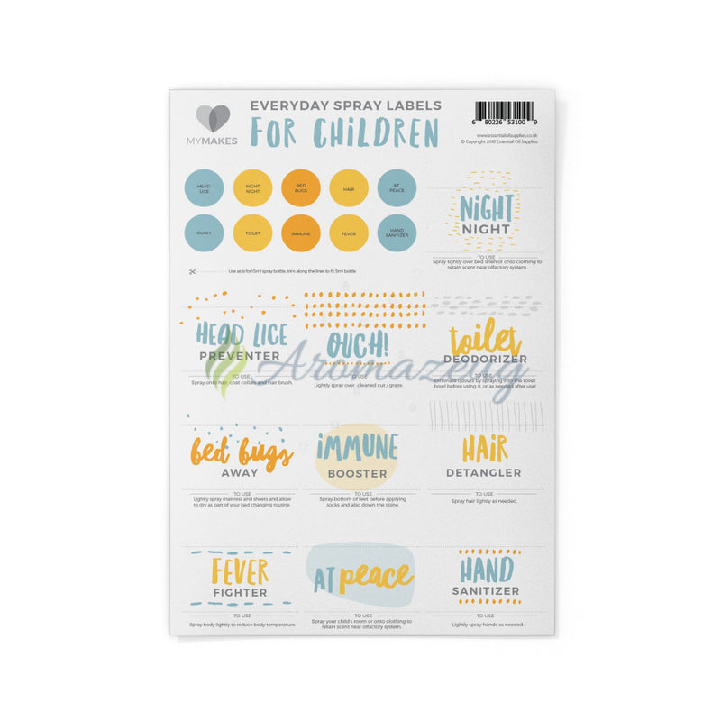 Laden Sie das Bild in Galerie -Viewer, Mymakes:  Everyday Sprays For Children (Single Set)
