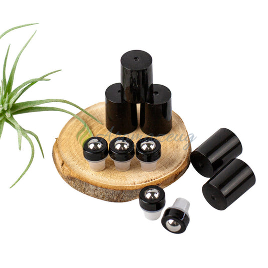 Premium Edelstahl Roll-On Aufsätze für 5ml oder 10ml Roll-On Flaschen - Zubehör