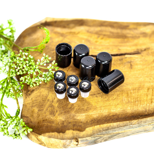 Roll-On Aufsätze Für 5 Oder 15 Ml Flaschen - Paket Von Aufsatz