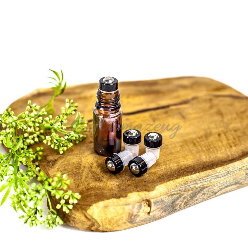 Laden Sie das Bild in Galerie -Viewer, Roll-On Aufsätze Für 5 Oder 15 Ml Flaschen - Paket Von Aufsatz

