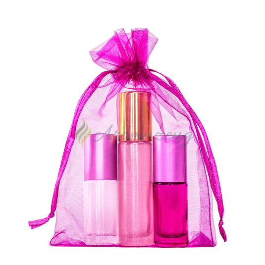 Roll-On-Flaschen 3er-Set ROMANTIC Roll-On Flaschen