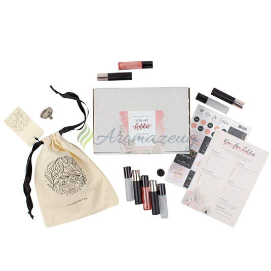 YOU ARE GOLDEN Roll-On Flaschen DIY-Set - Zubehör